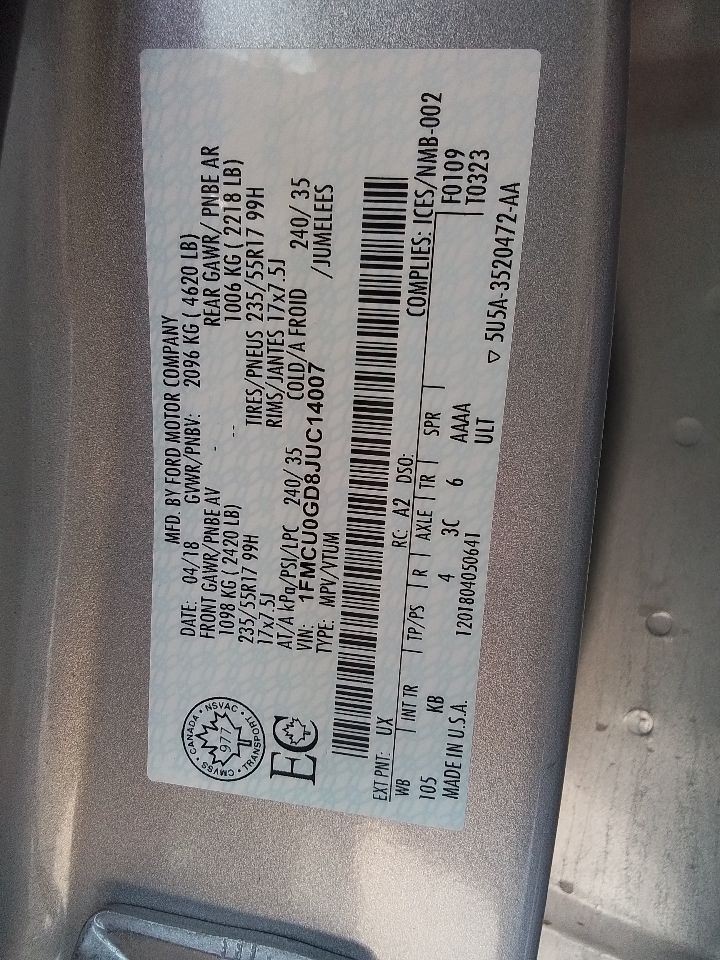 2015-2018 Ford Focus Front 4.2" Display Screen