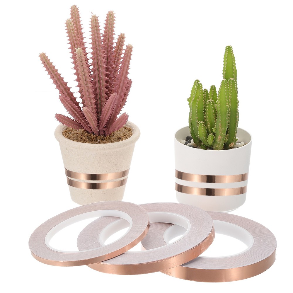 22 Yard 2/9 Inch Single-Side Conductive Copper Foil Tape with Scraper