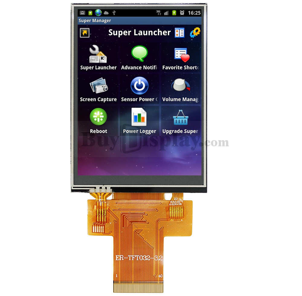 Serial SPI 3.2"TFT LCD Module Display,ILI9341 w/Resistive Touch Panel,Tutorial