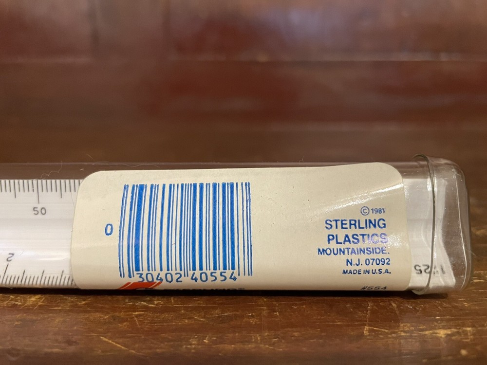 NEW! Sterling 30cm Metric Scale #554 6 Scale Ruler