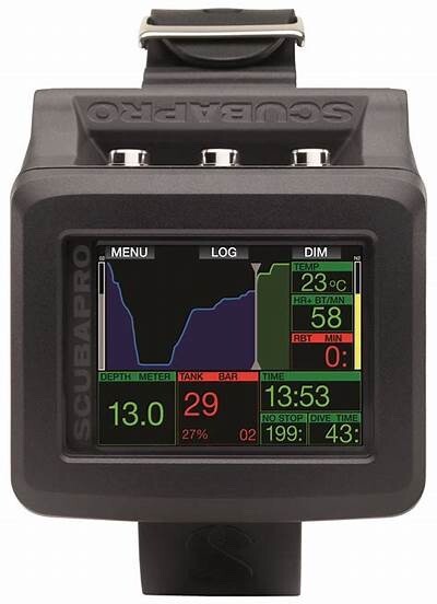 Scubapro G2 Wrist Dive Computer With Transmitter. Black only used 4-5 dives