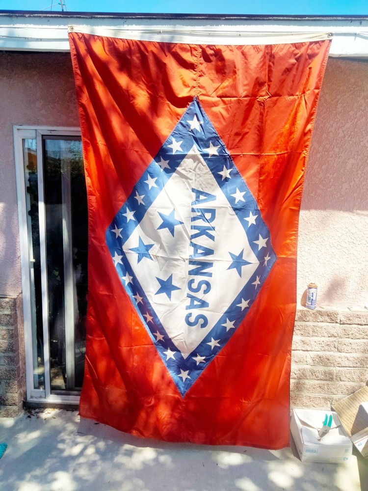 Arkansas State 8' FT x 5' FT  LARGE Flag