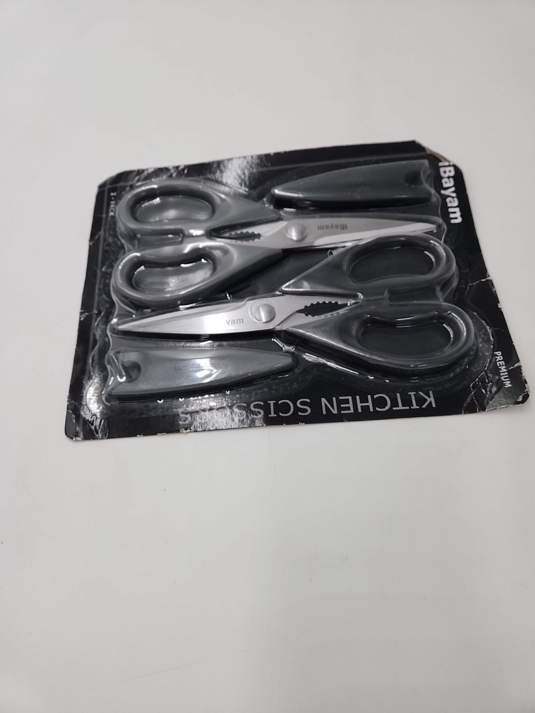 Kitchen Scissors Heavy Duty Premium 2 Pack Multipurpose Protective Sheath 8.8"