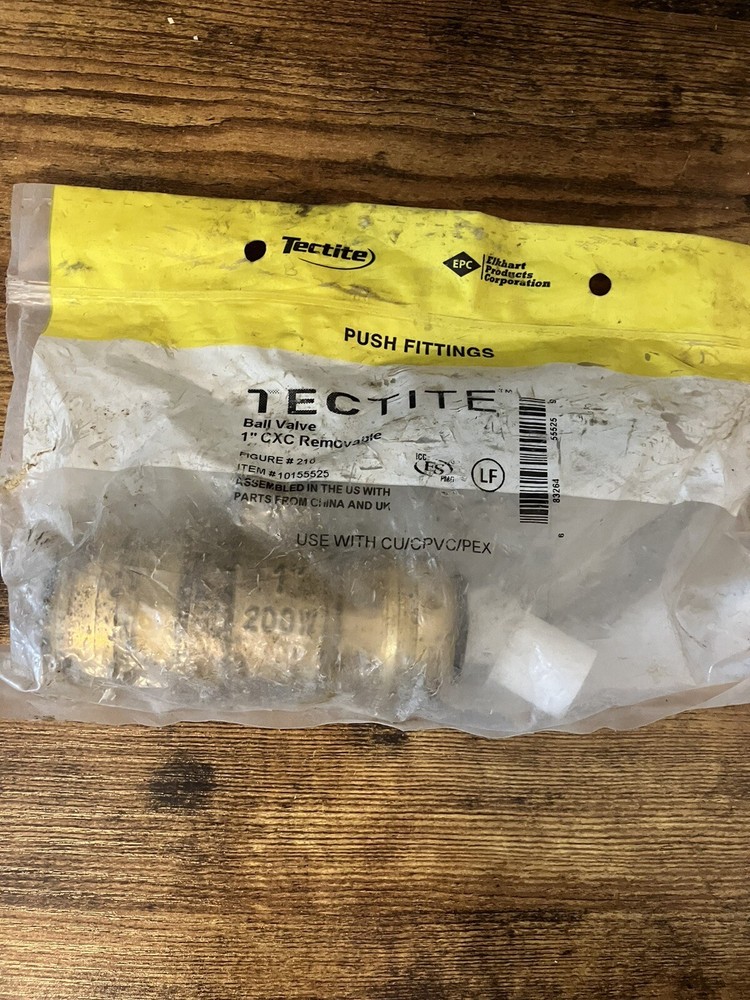 TECTITE Ball Valve 1"' CXC Removable