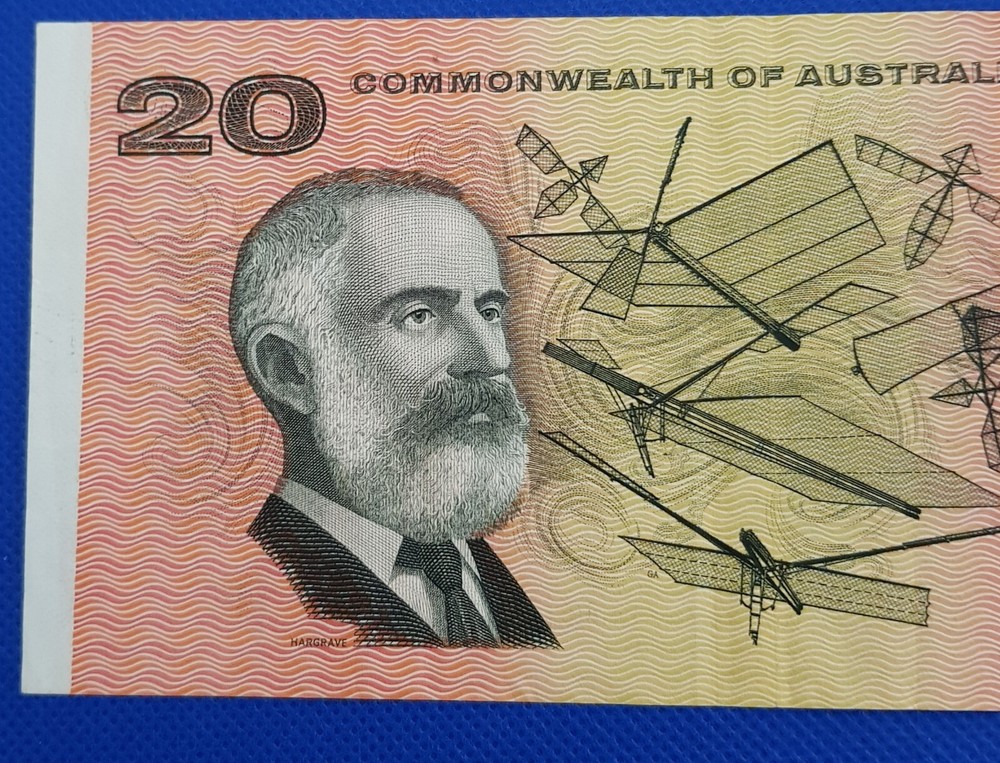 1968 AUSTRALIA $20 PHILLIPS/RANDALL gEF XFE 546302 CRISPY NOTE