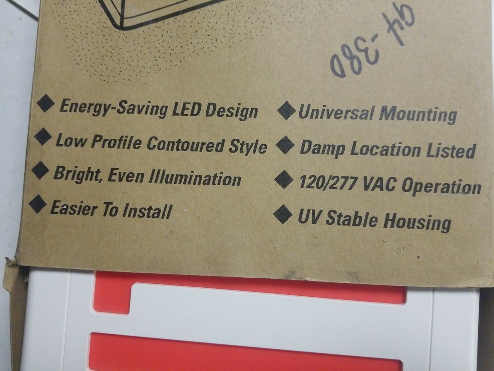 Hubbell Exit Sign, EXIT, Dual Lite LED Exit Sign LUXRWV11 120/277v