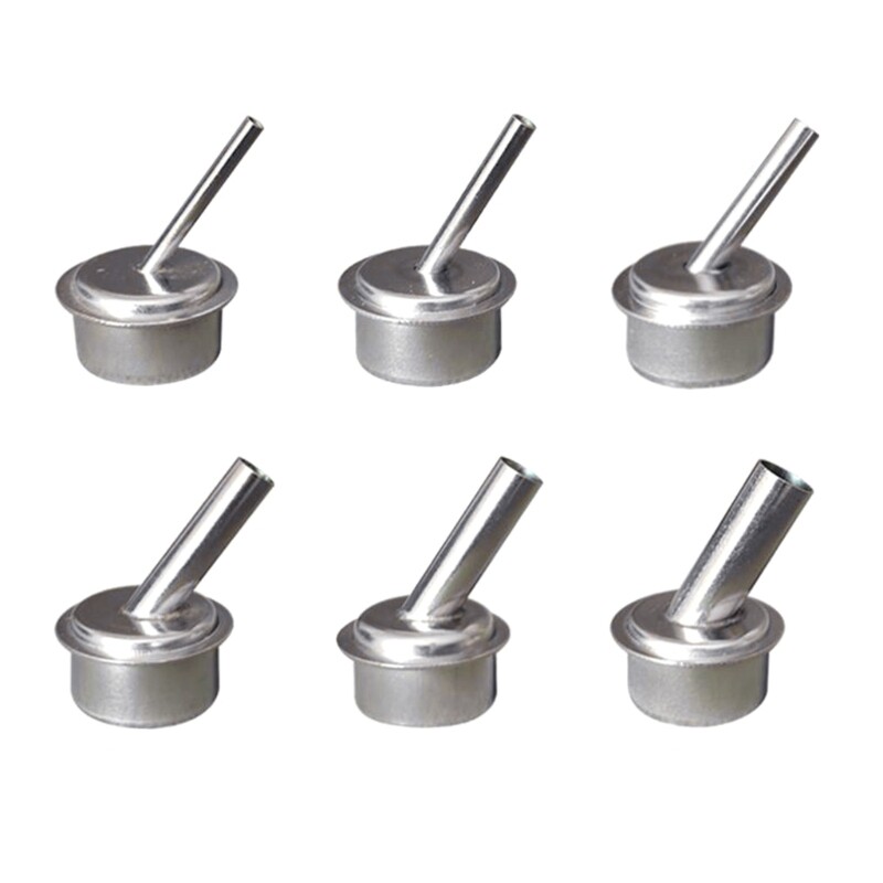 3/4/5/7/8/10mm Quick 861 Hot Air Nozzle Replacement Set 45° Bent Curved
