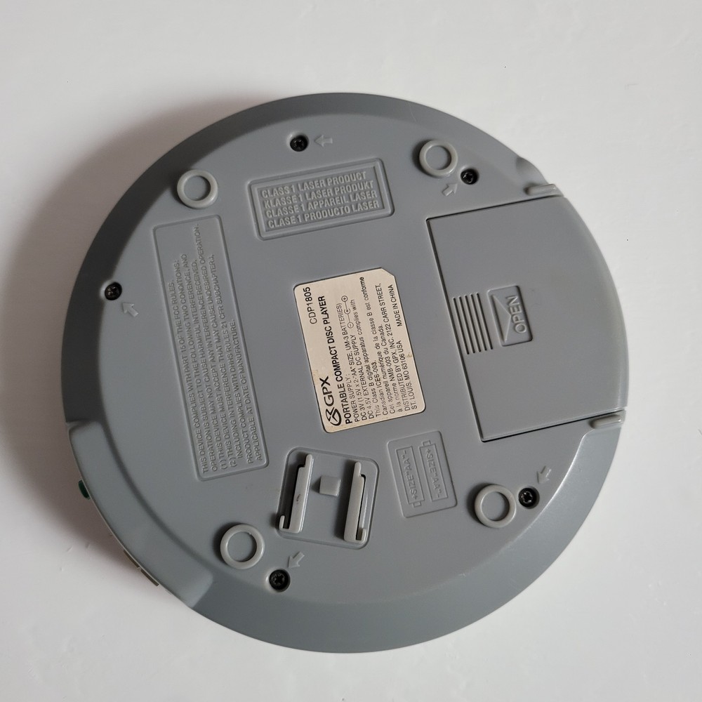 GPX CDP1805 - Portable CD Player Working