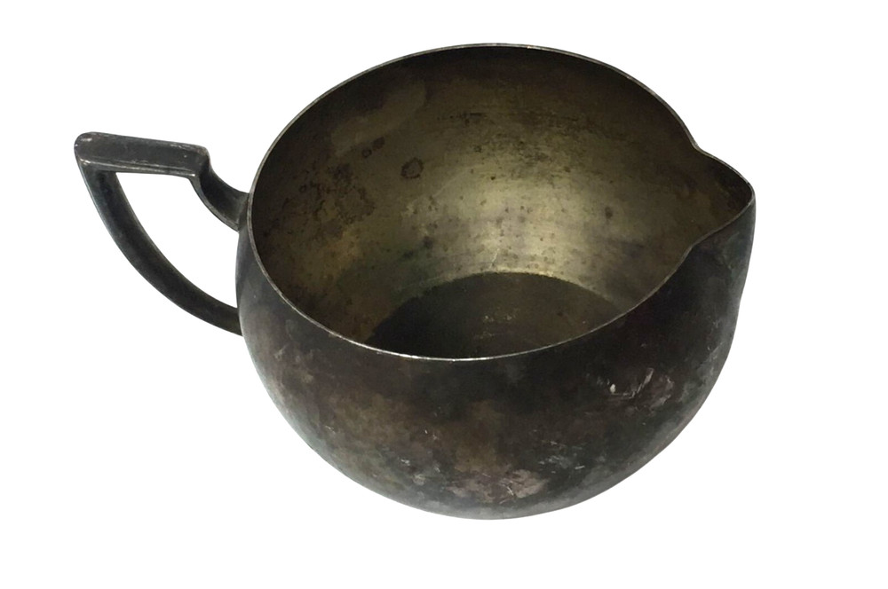 Small Silver Cup/Creamer with Handle - Vintage / Antique
