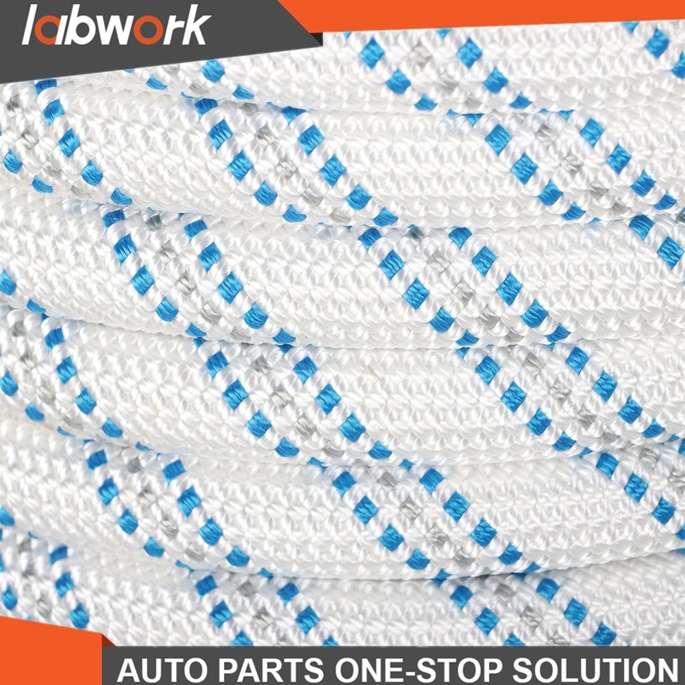 Labwork Pulling Rigging Line 5/8"×150' Double Braid Polyester Arborist Bull Rope