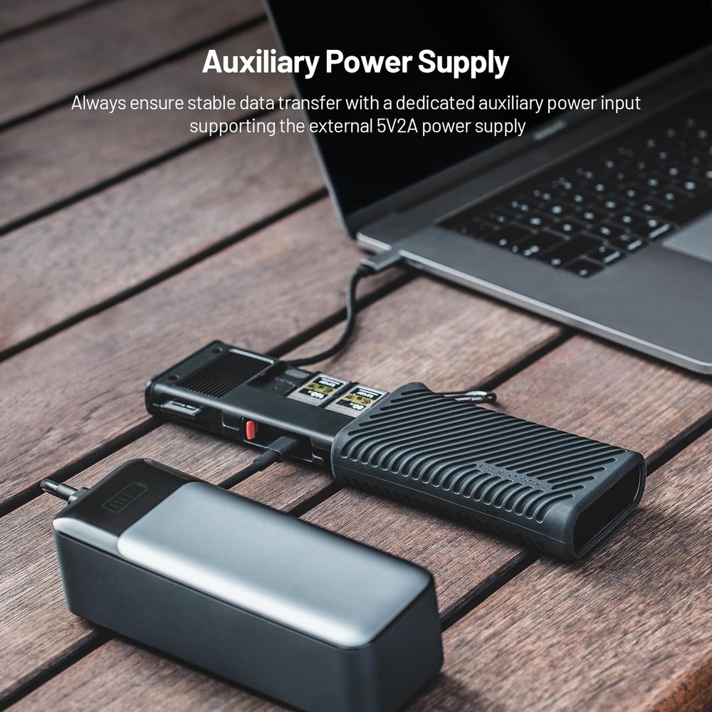 CreateMate USB 3.2 CFexpress A/B Card Reader 10GBps SD Card Reader for Photog...