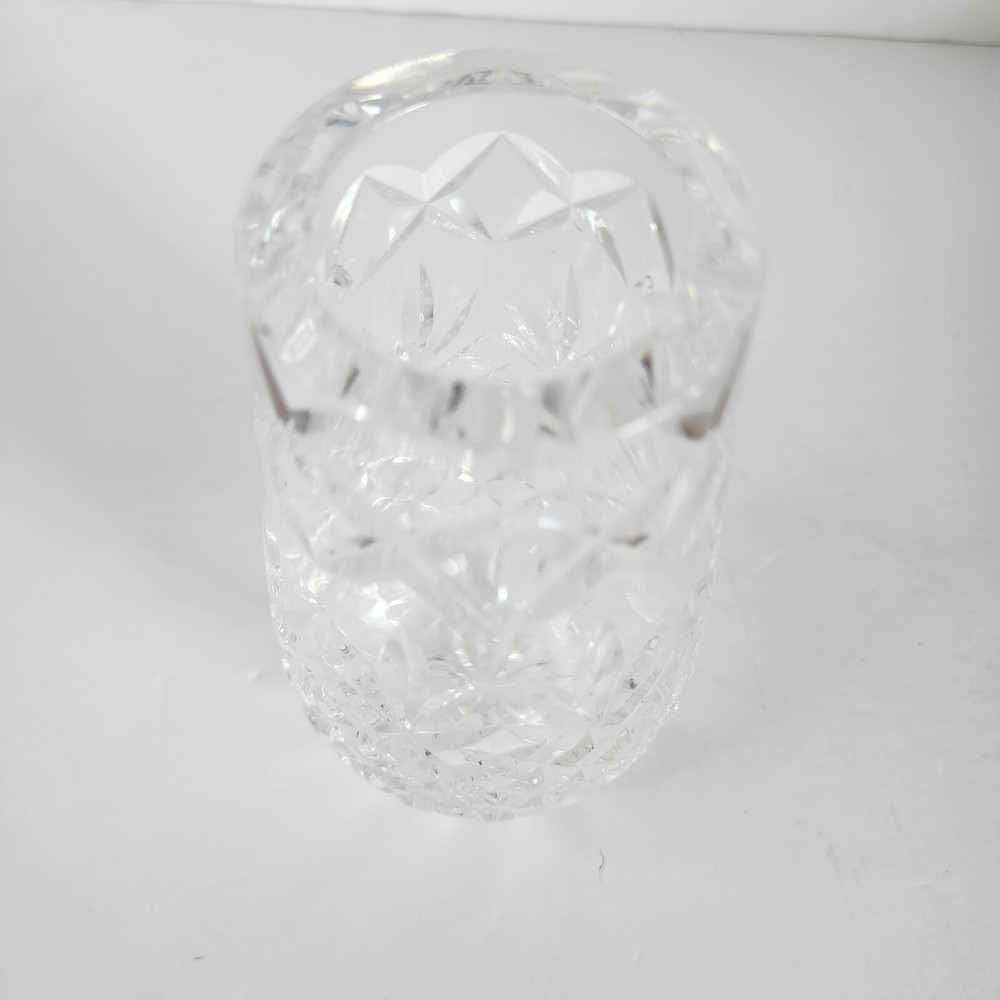 Small Round Leaded Crystal Vase
