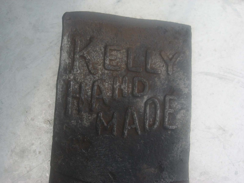 KELLY HAND MADE AXE RAISED LETTERS