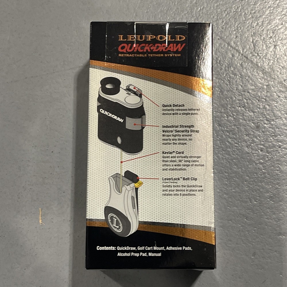 LEUPOLD QuickDraw Retractable Holster Rangefinder Cell Phone Other Small Device