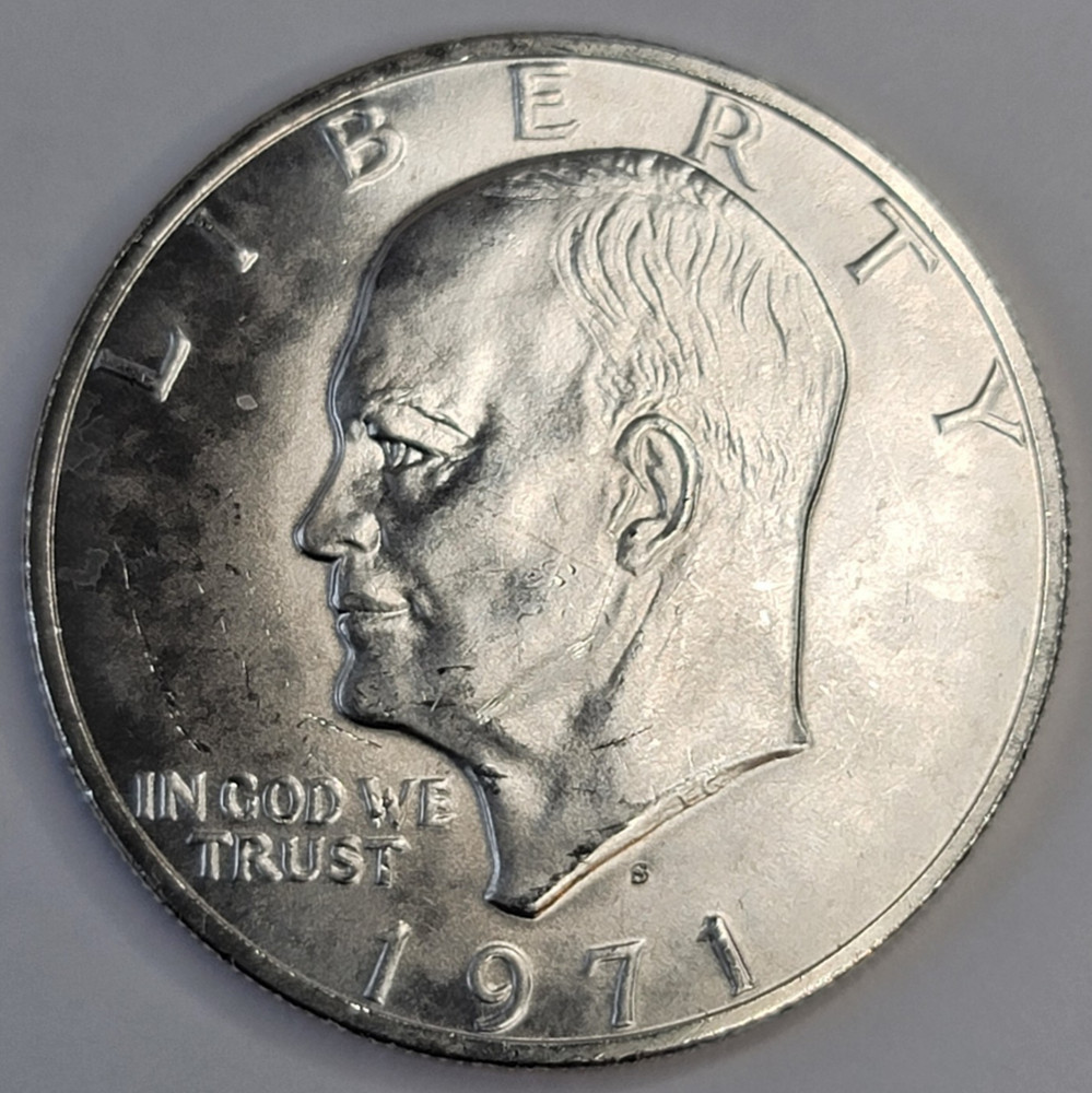 1971 S Eisenhower Uncirculated 40% Silver Dollar