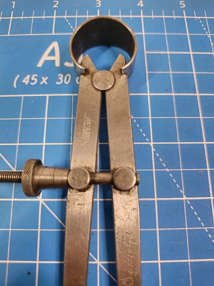 Vintage Lufkin 8½" Spring Inside Caliper Machinists Tool