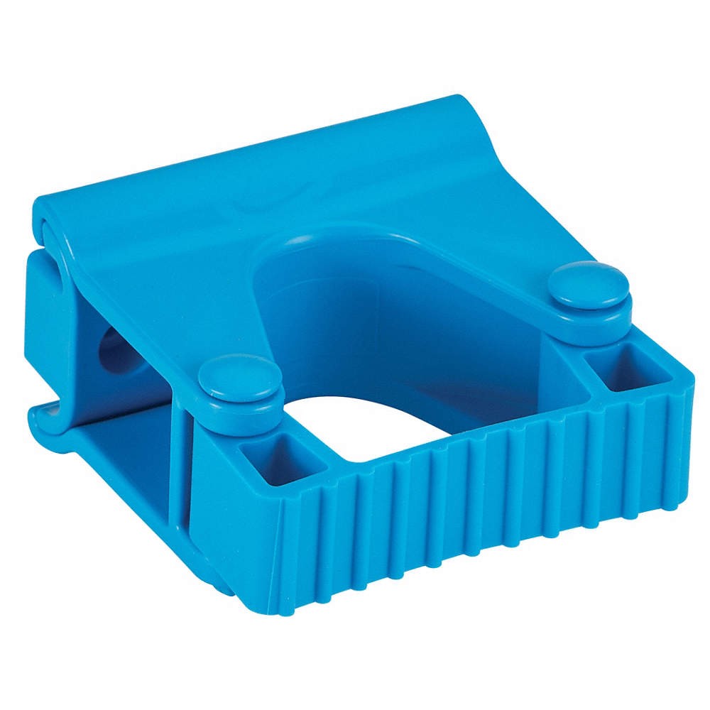 VIKAN 10133 Tool Wall Bracket,3 1/4 in L,Blue 61JA32