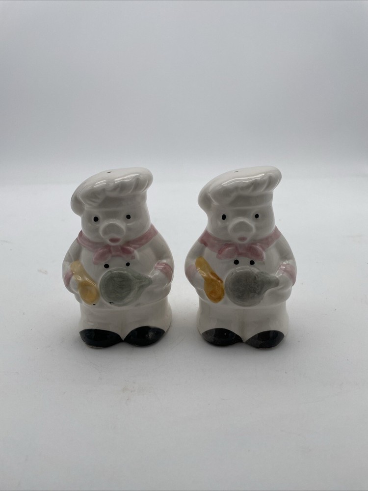 Chef PIG Salt and Pepper Shakers