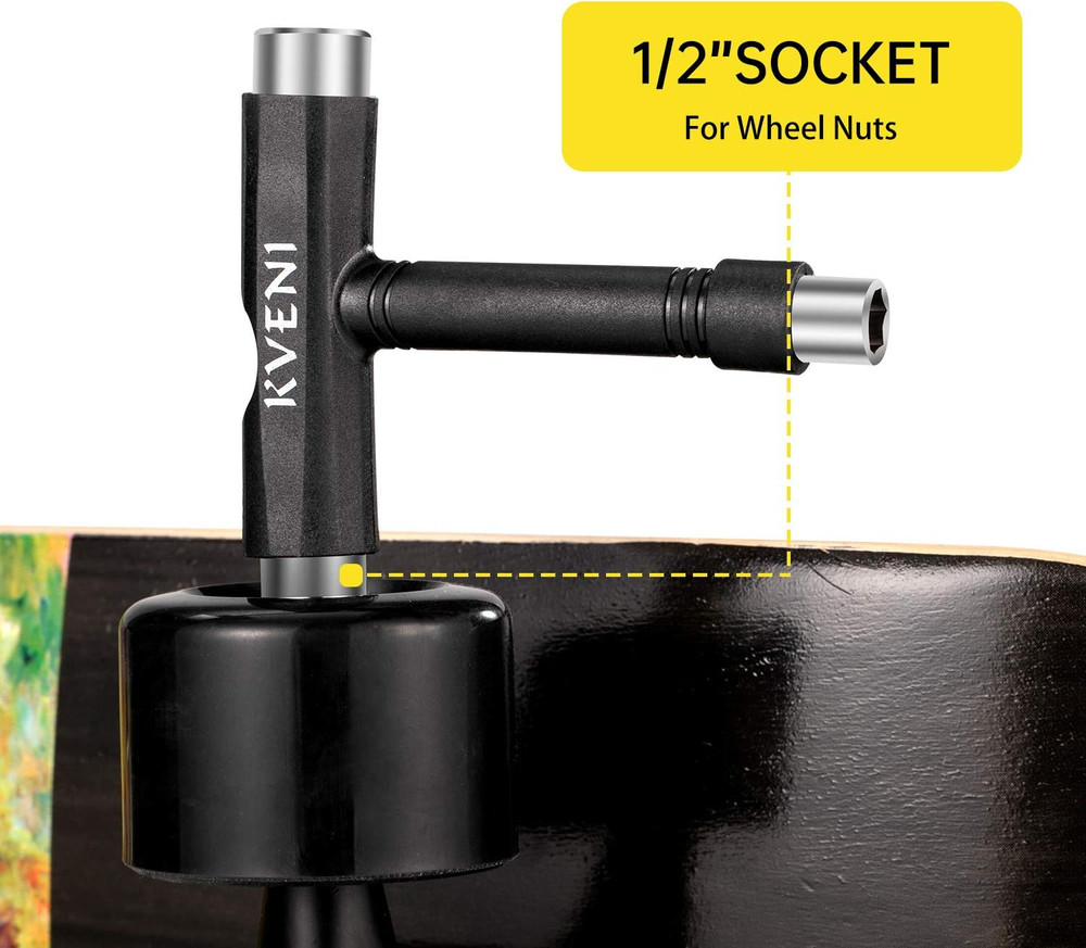 Skate Tool All-In-One, Multi-Function Portable Skateboard T Tools Accessory -...
