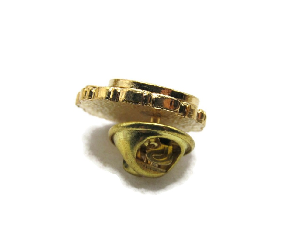 PJSTS 75 Years Pin Blue & Gold Tone