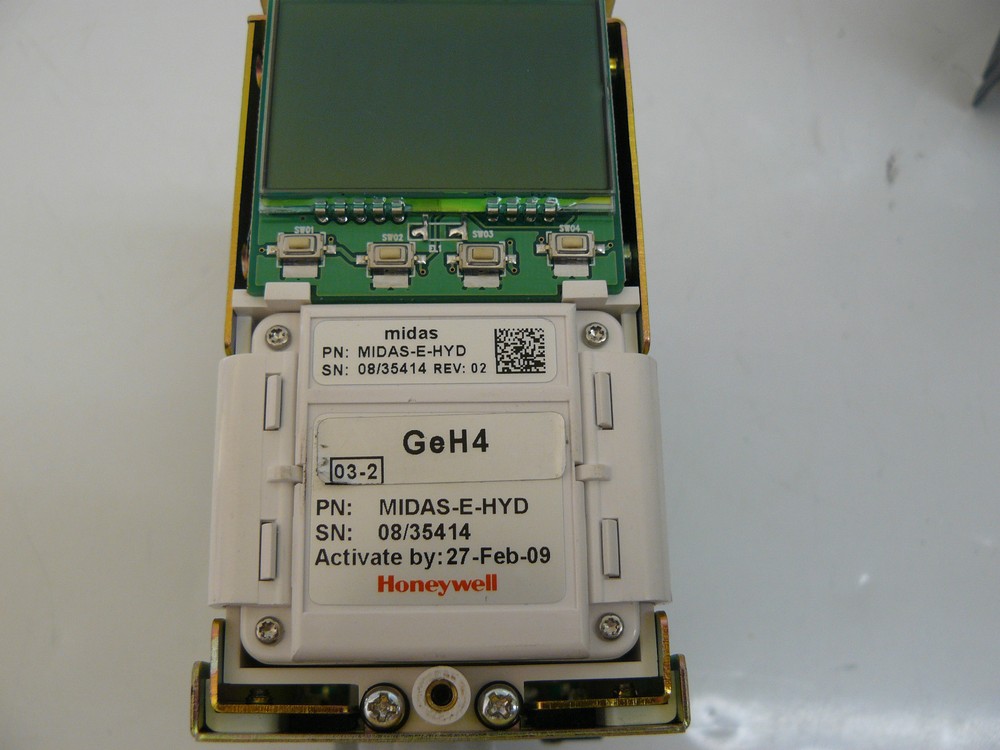 HONEYWELL MIDAS-E-HYD TRANSMITTER WITH SENSOR CARTRIDGE GAS DETECTOR