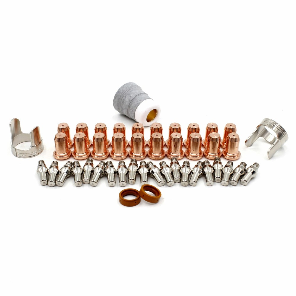 PT60 PT-60 IPT-60 Plasma Cutting Torch Electrode 52582 Tip 51313 Shield 45pc