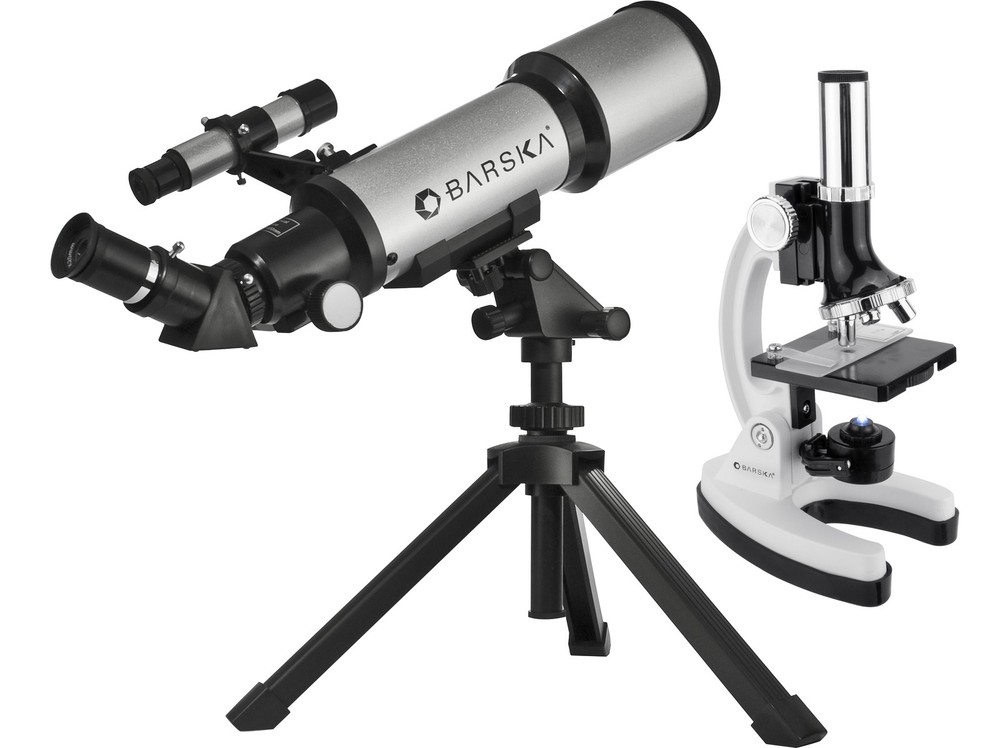 Barska Telescope & Microscope Bundle, Astronomy & Science Educational