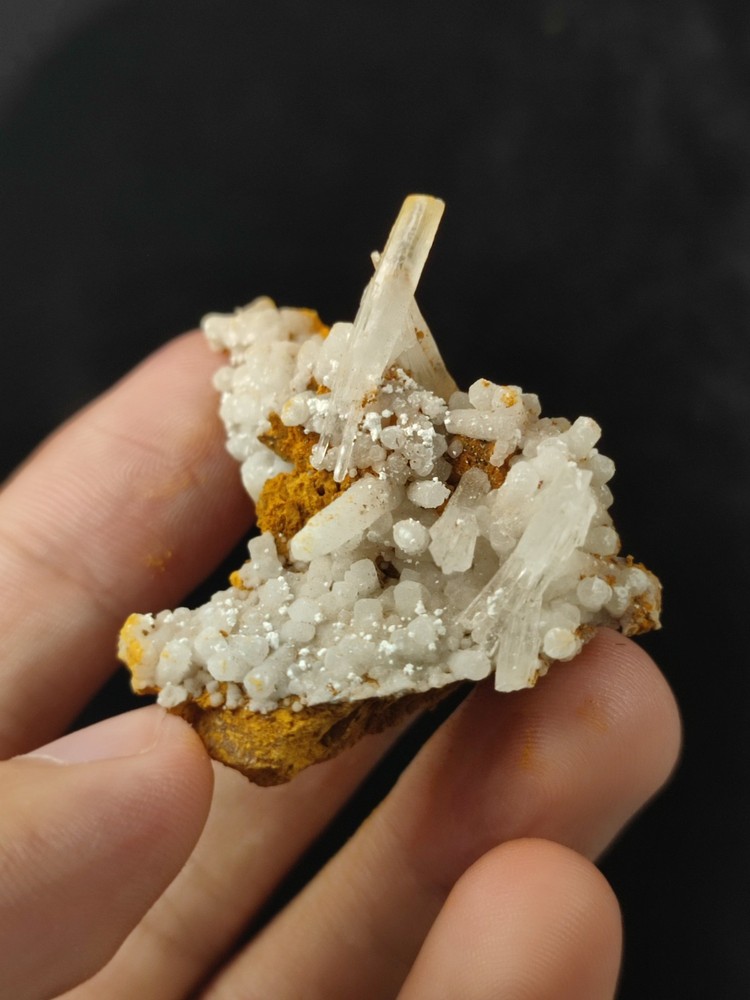 Calcite With Prehnite Nice Color & Termination-Afg.