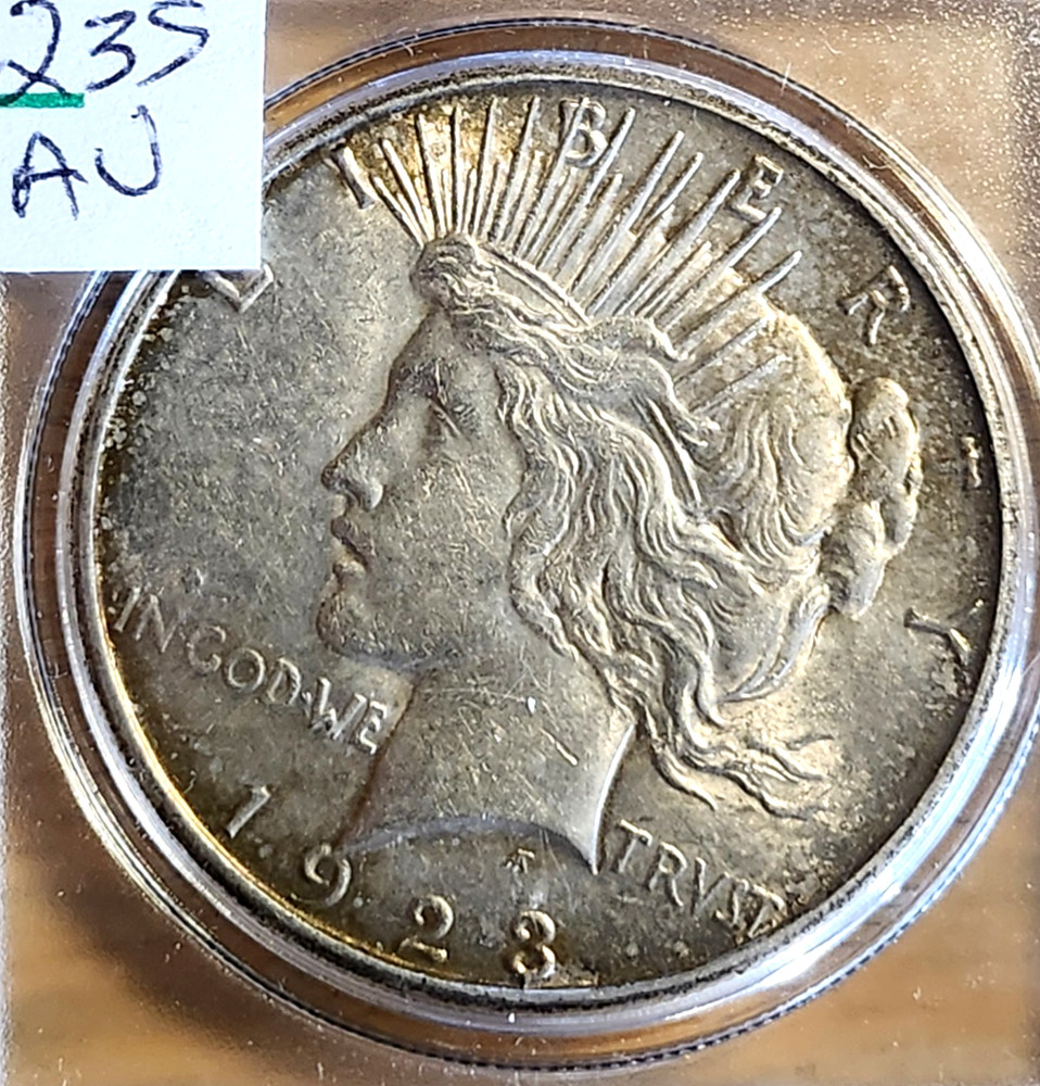 1923 S PEACE  DOLLAR 90% SILVER #1