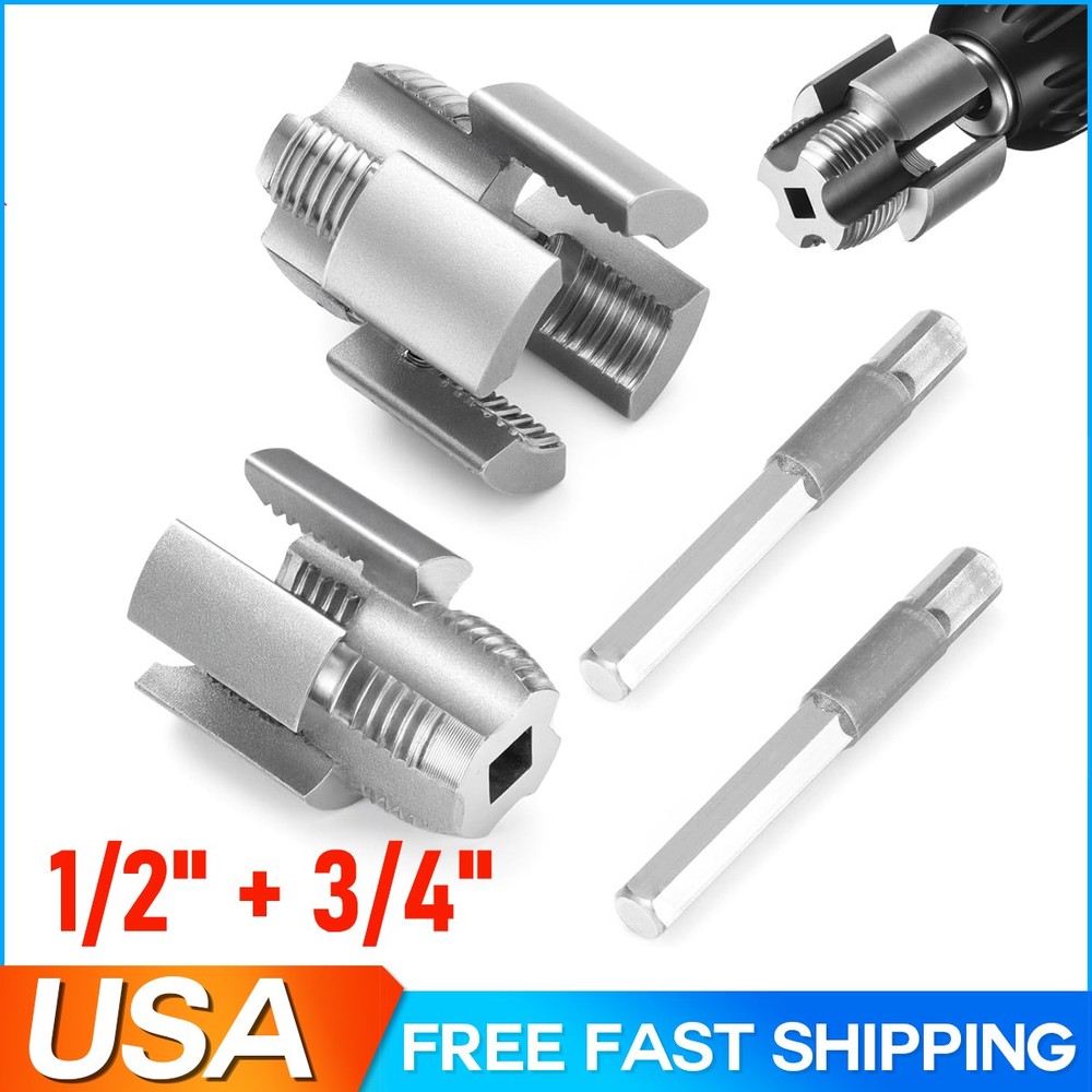 Integrated Internal & External Pipe Threading-Tool PVC Pipe Threader Cutting Kit