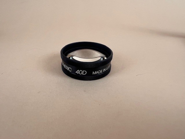 Volk 40D BIO Lens, Large Clear, with Case & Box