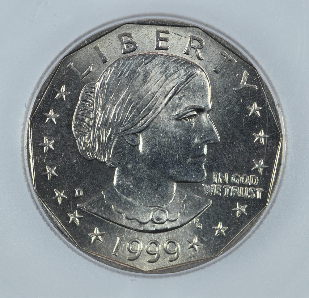 1999-D Susan B Anthony $1 MS68 ICG