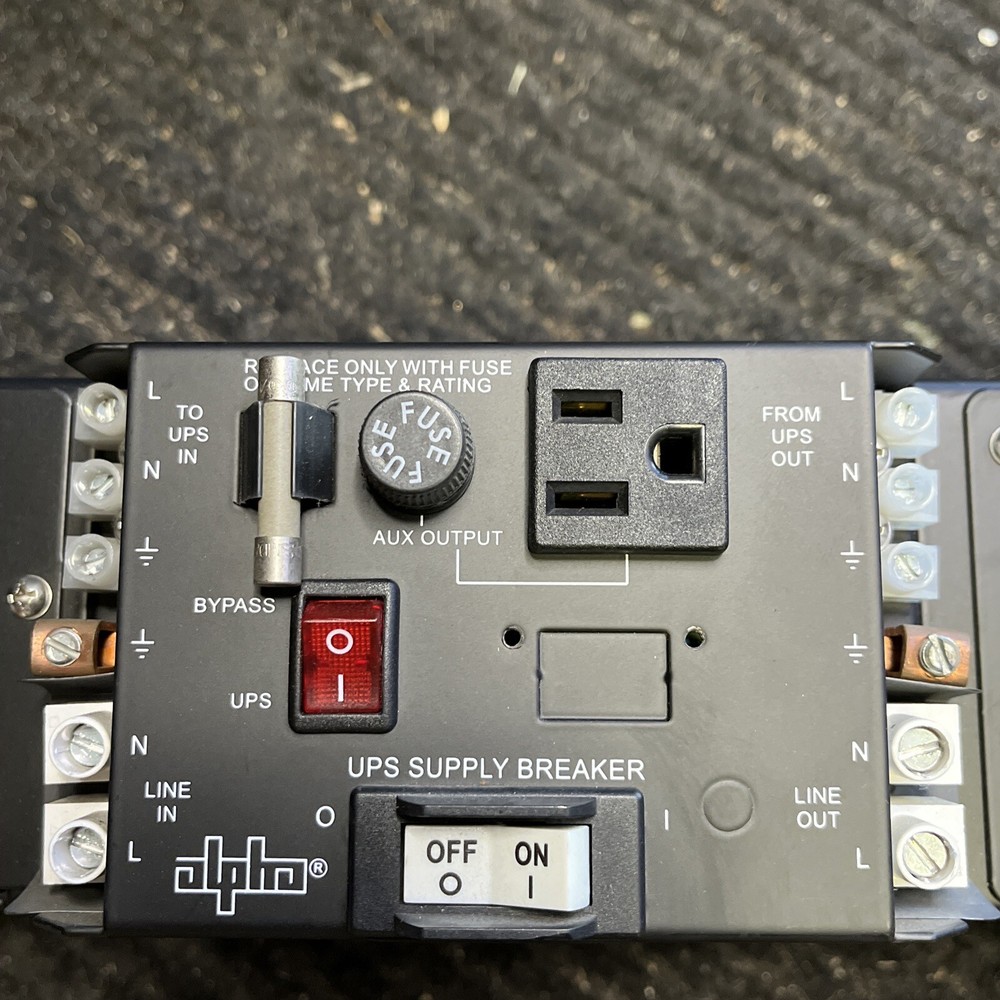 Alpha 020-168-31 Power supply Acc. Shelf Universal Automatic Transfer Switch