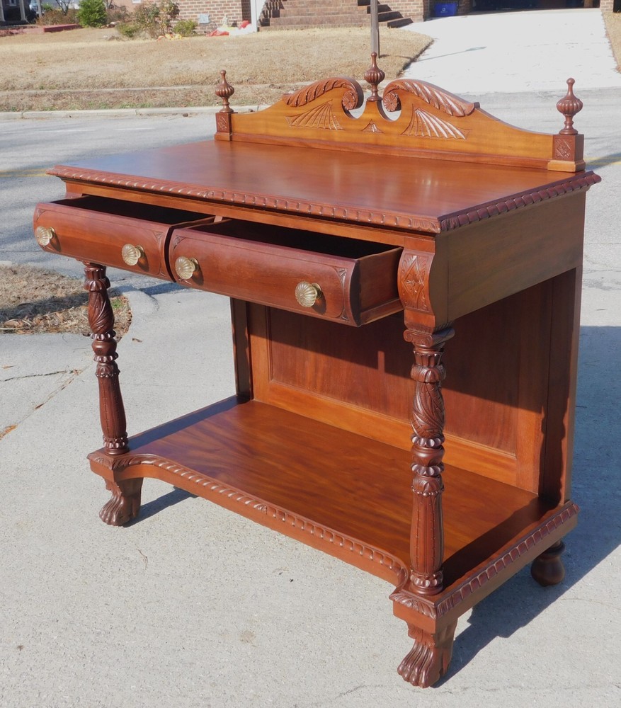 Federal Style Mahogany Server Sideboard Buffet circa 1910-20