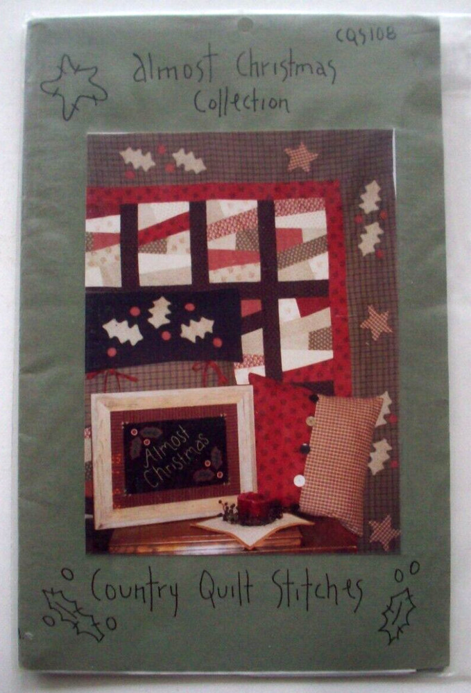 Almost Christmas Collection applique quilt pattern *A10