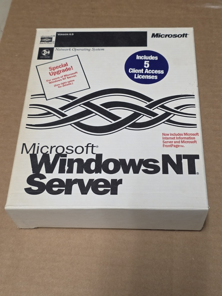 Windows NT Server 4.0 Upgrade 5 CAL Client Pack CD-ROMs and Floppys
