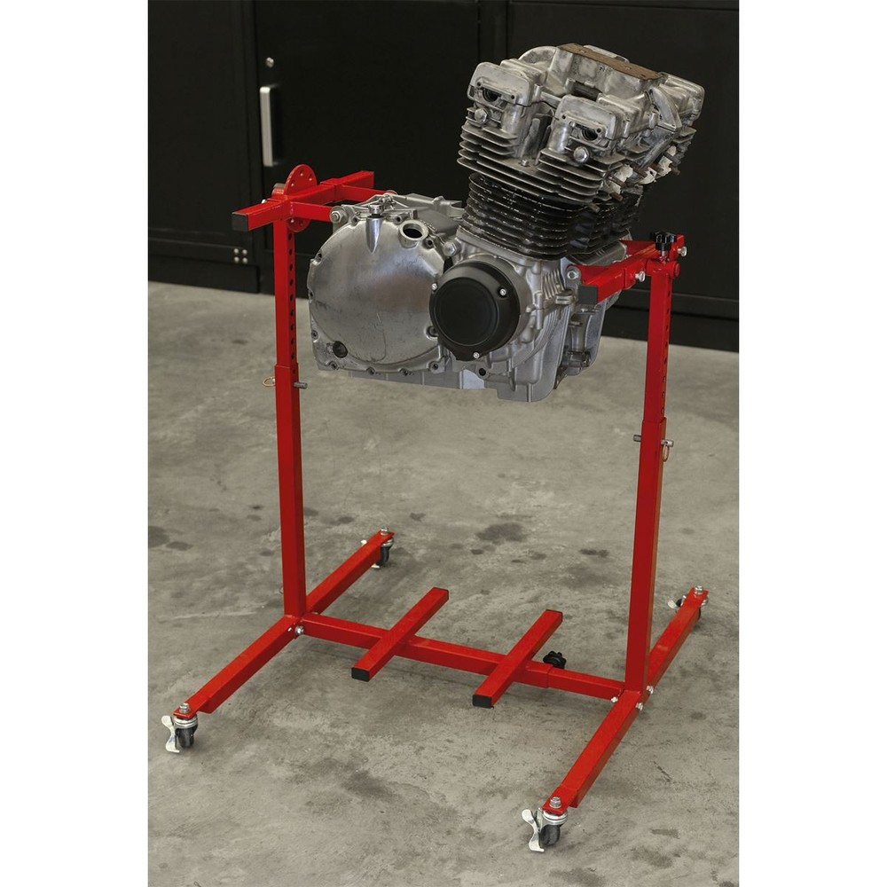 Sealey MES02 Engine Rebuild Stand Multi-Cylinder 75kg Capacity