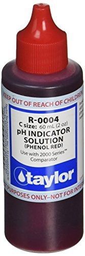 Taylor R0004C Reagent PH Indicator Solution #4 2 oz. Bottle