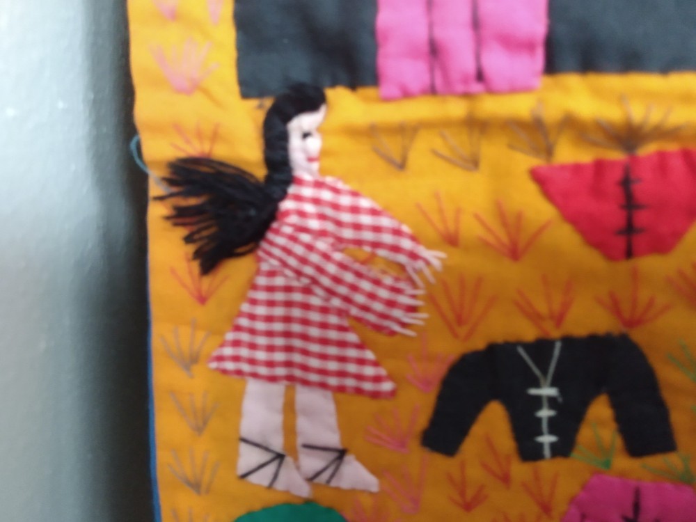 Hand Stitched Mural