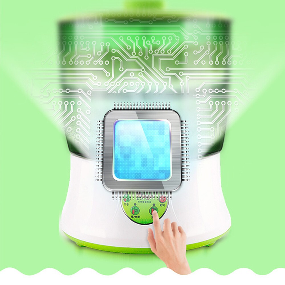 Automatic Bean Sprouts Machine Thermostat Seeds Growing Dual-Layer Bean Sprouter