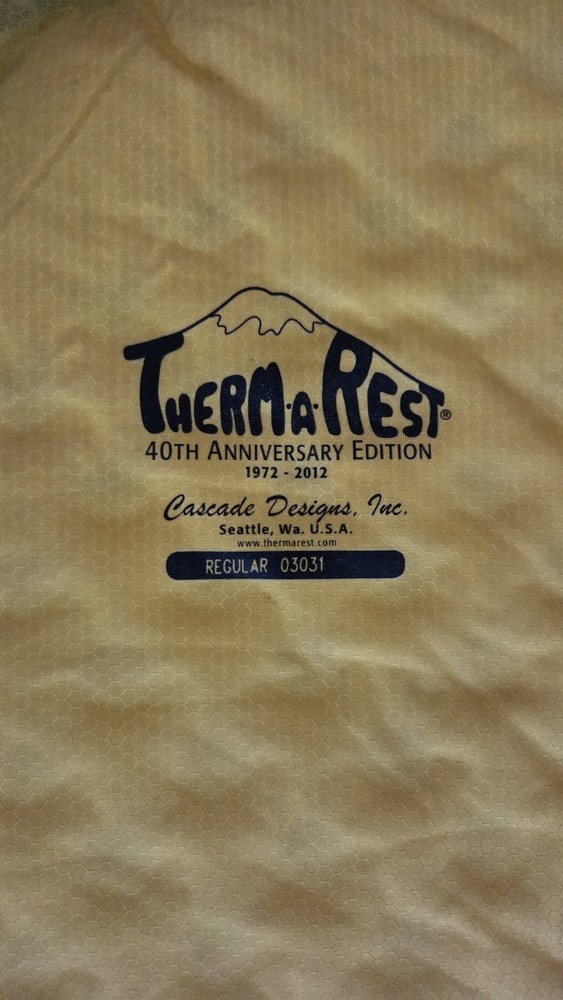 ThermaRest Sleeping Mat - 40th Anniversary Edition