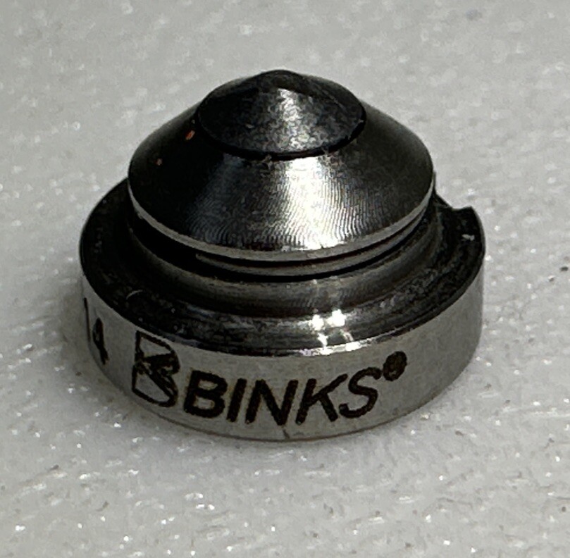 Binks 114-02714 Flat Tip Assembly .027 Orifice 14 Inch Pattern OEM