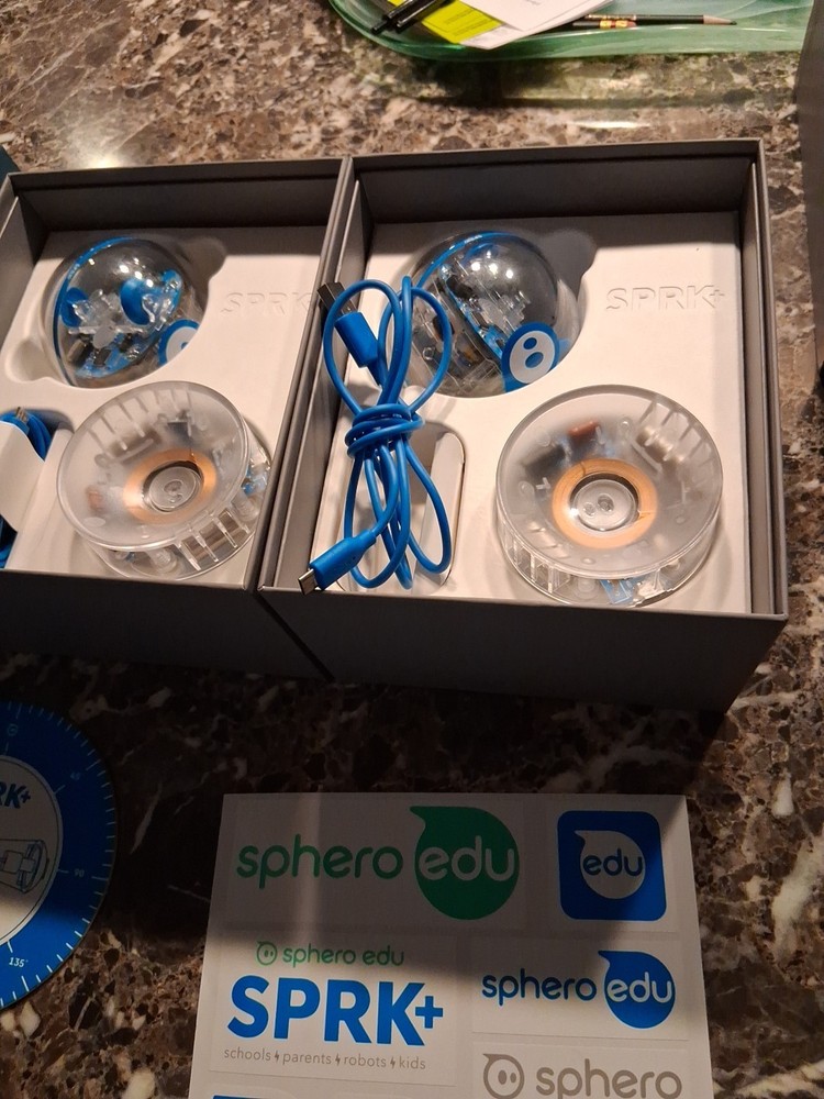 2-Sphero edu SPRK+ Programmable Robot Ball K001-ROW Learn Coding & Programming
