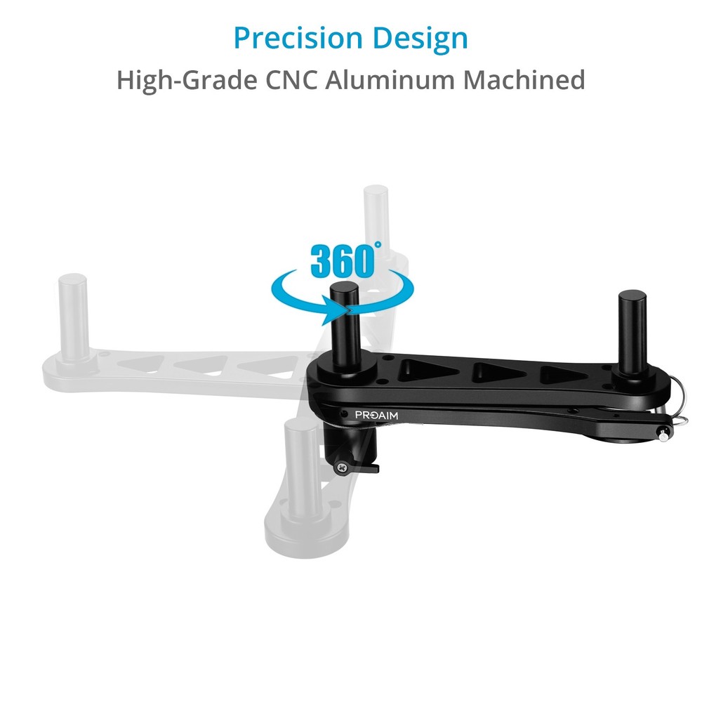 Proaim Docking & Balance Bracket for Camera Handheld Stabilizers & Body Supports