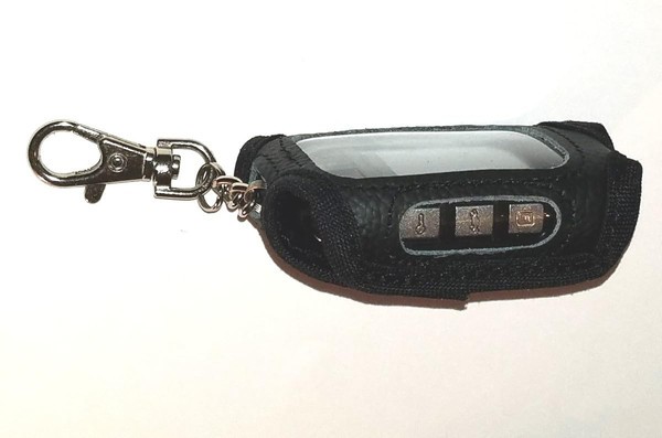 Compustar 2WT11R-SS 2-Way Replacement Control Transmitter PLUS Leather Cover!