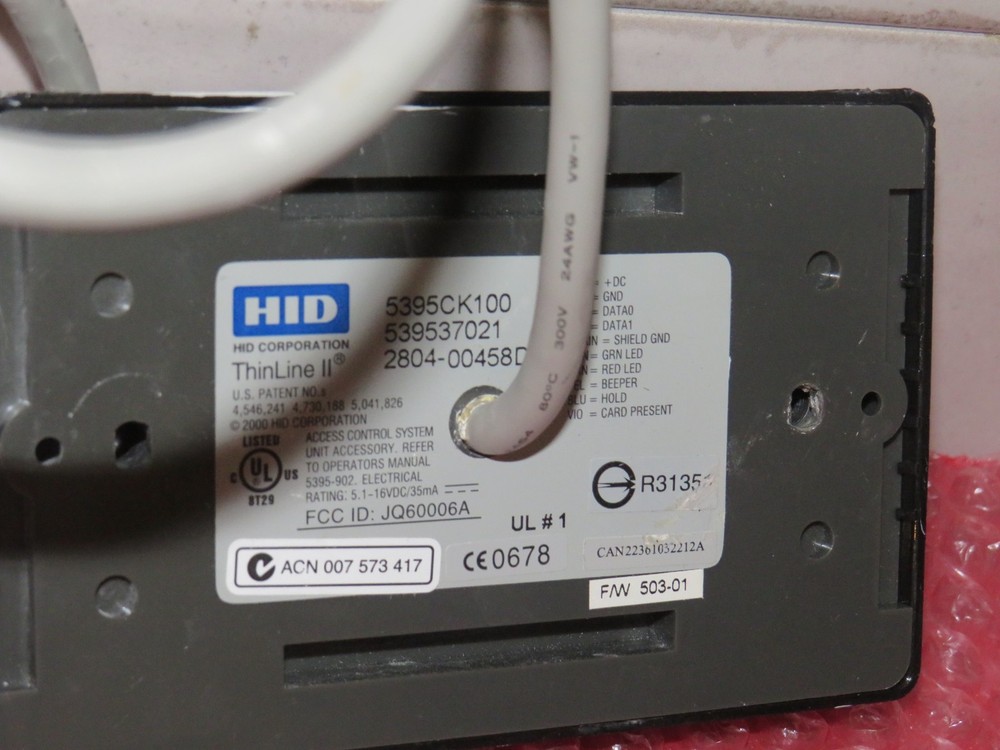HID 5395CK100 Prox ThinLine II Wall CARD READER 50+ AVAILABLE