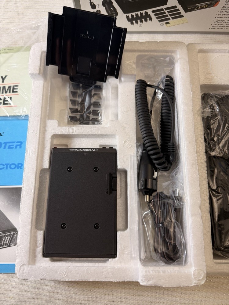 Cobra Trapshooter Micro RD3160 Radar Detector New Open Box Complete