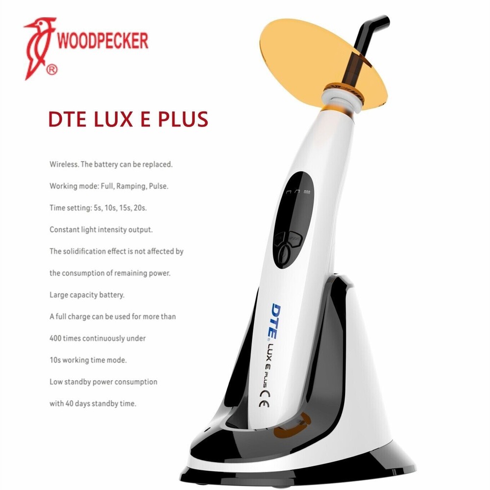 Woodpecker DTE LUX E Plus Wireless Curing Light White