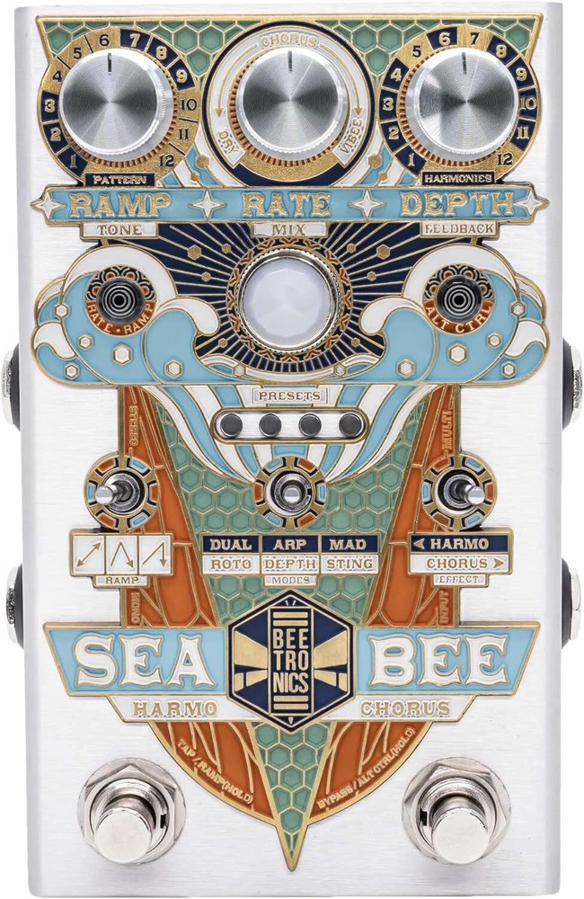 Beetronics SEABEE HARMOCHORUS Chorus Guitar Effects Pedal