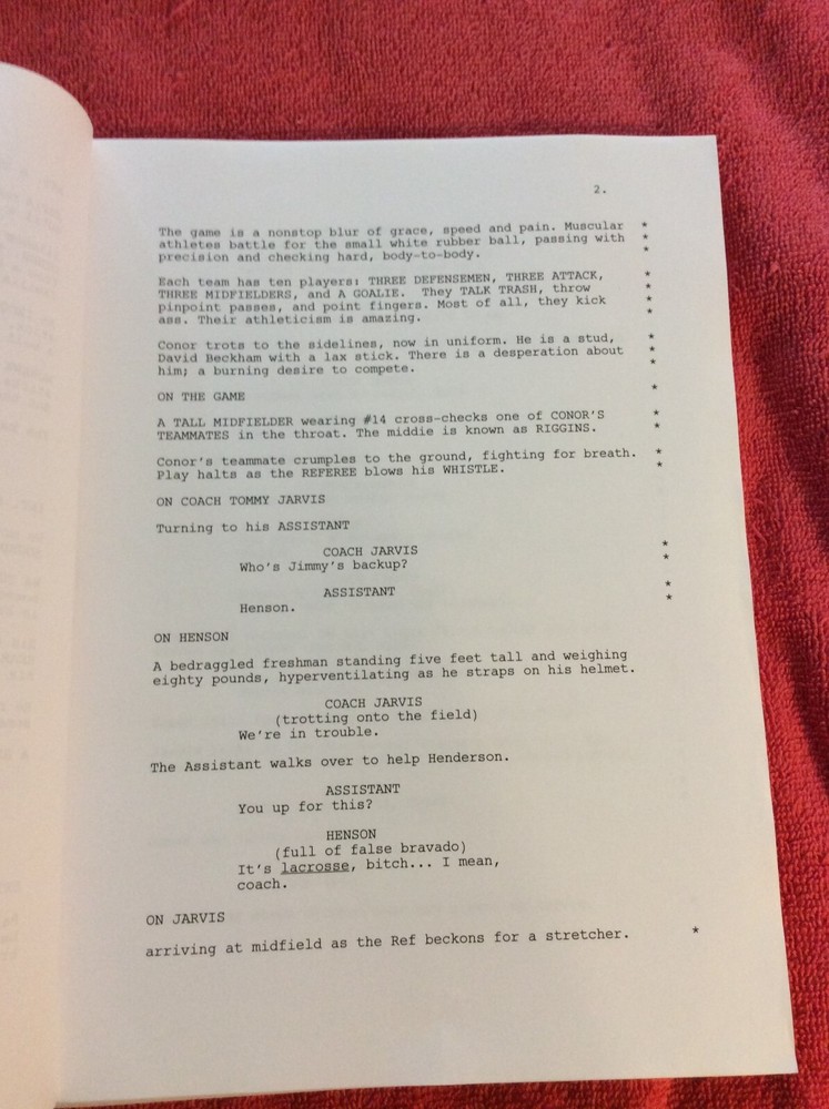ORIGINAL SCRIPT A WARRIOR'S HEART ASHLEY GREENE ADAM BEACH KELLAN LUTZ